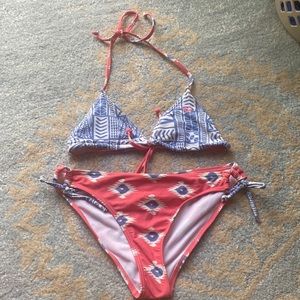 Roxy girls bikini set size 16